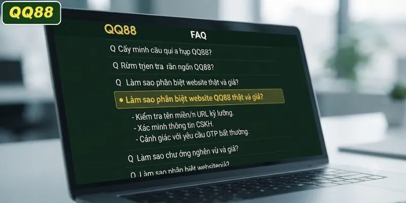 FAQs câu hỏi thường gặp về website QQ88